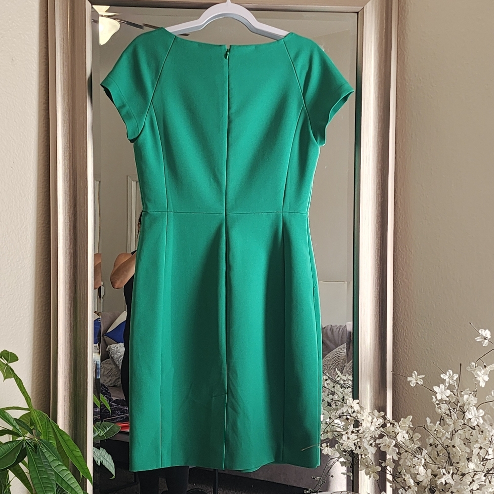 J. Crew Green Midi Dress - Picture 2 of 7